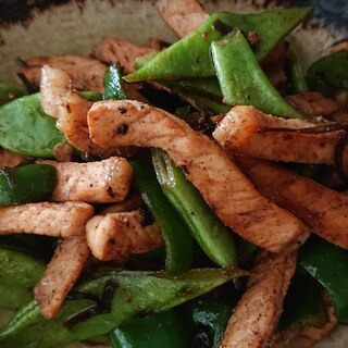 塩昆布とニンニクのさっぱり肉野菜炒め